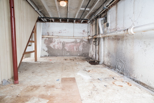 Before Basement Waterproofing in Greater Anchorage