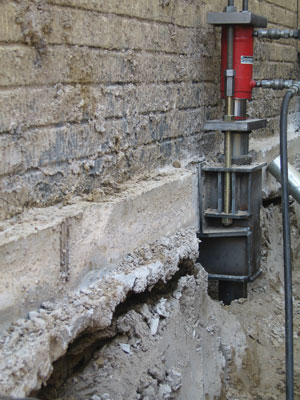 Commercial Push Pier Installation in Haines