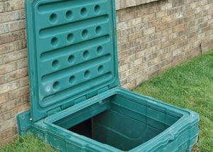 lockable crawl space access door installed in Juneau