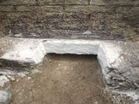 Preparing the foundation footing for a home foundation repair in Douglas