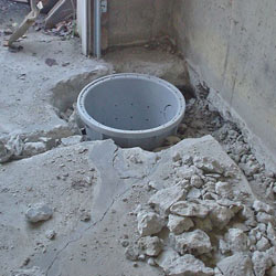 Placing a sump pit in a Copper Center home