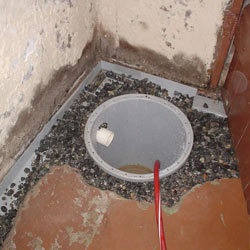 Installing a sump in a sump pump liner in a Juneau home